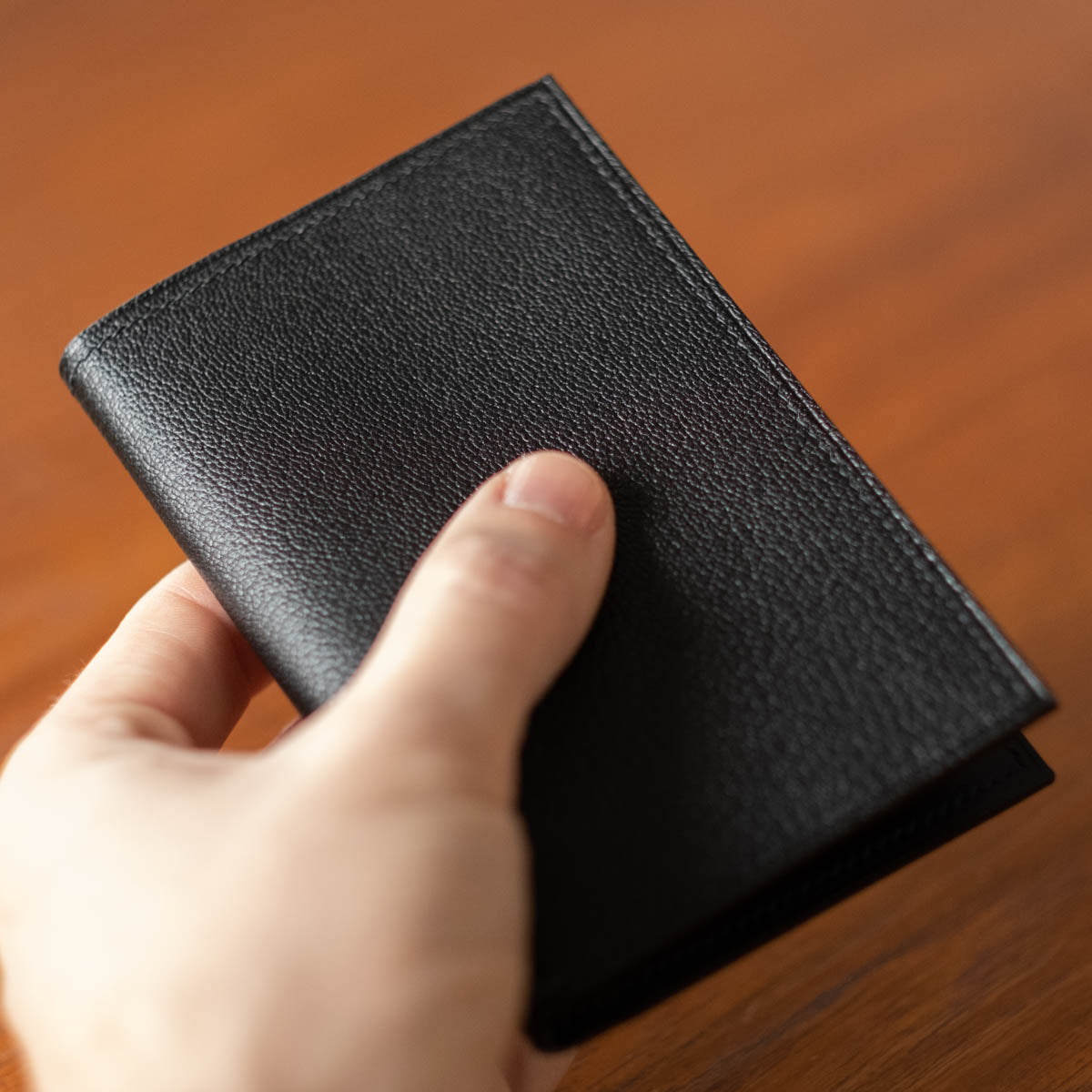 Oak and Honey Leather Goods Pocket Organizer
