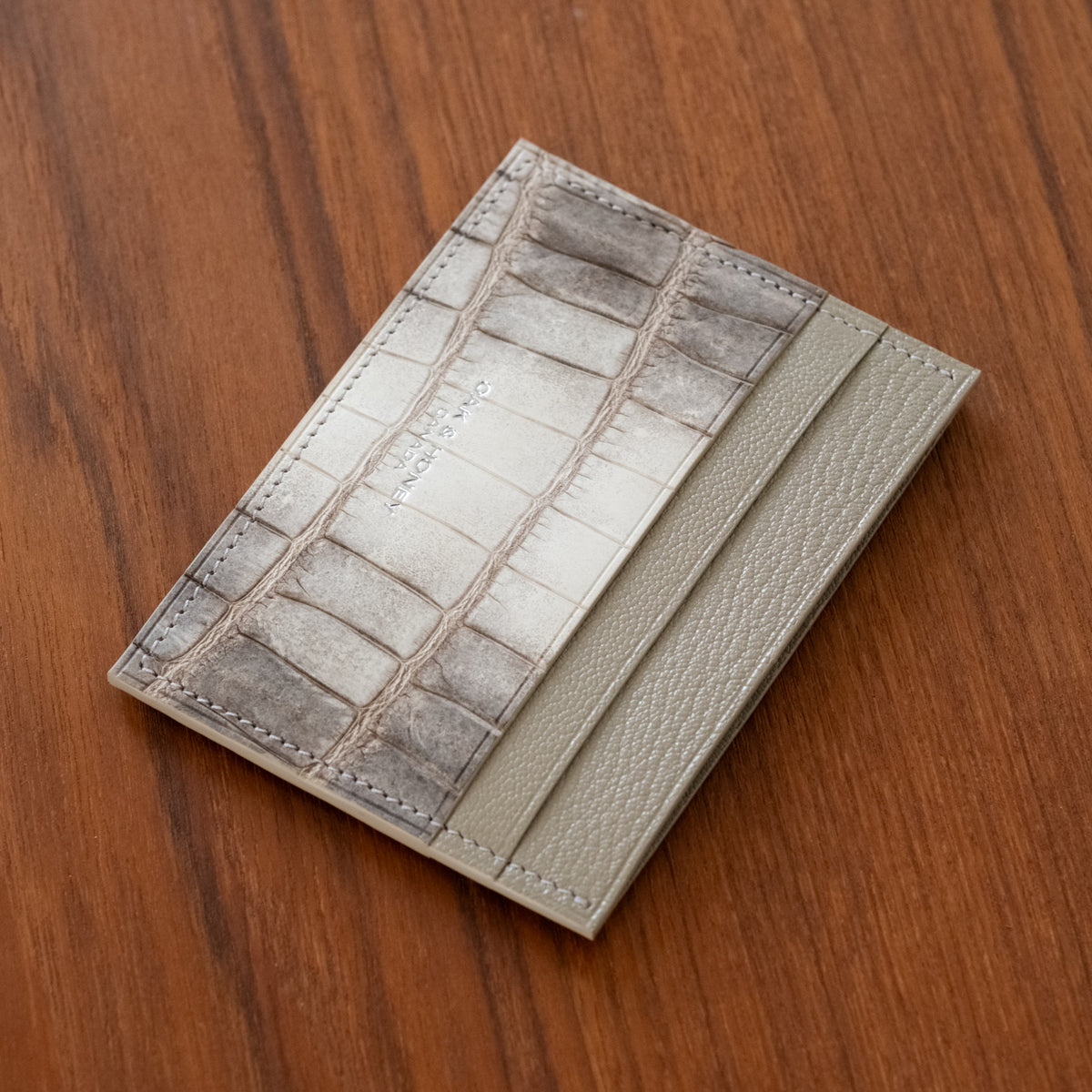 Himalaya Crocodile Accent 5 Slot Cardholder