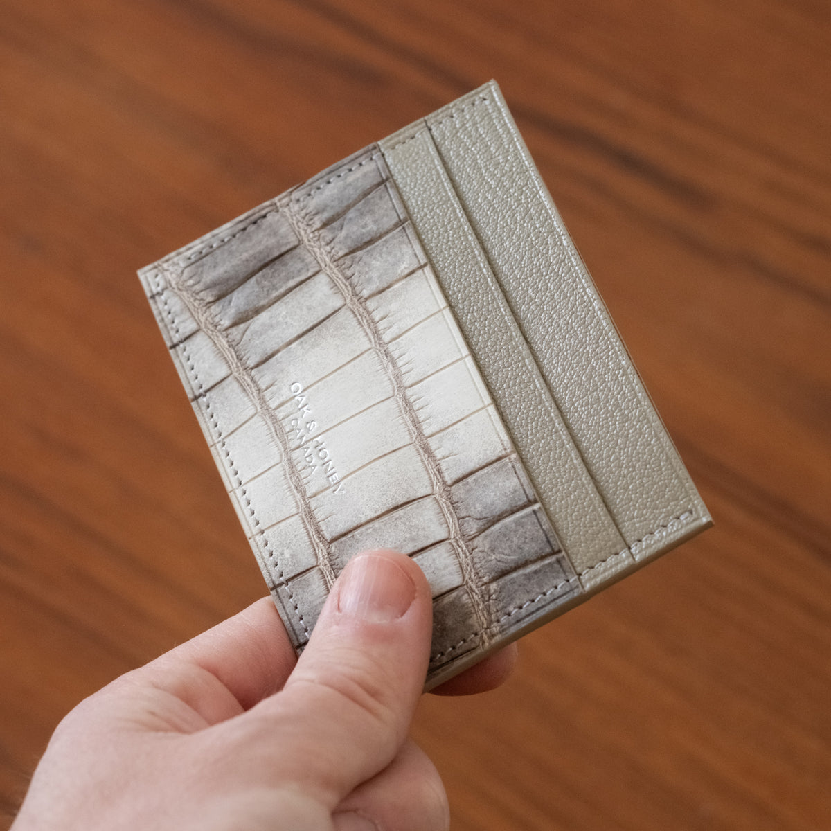 Himalaya Crocodile Accent 5 Slot Cardholder