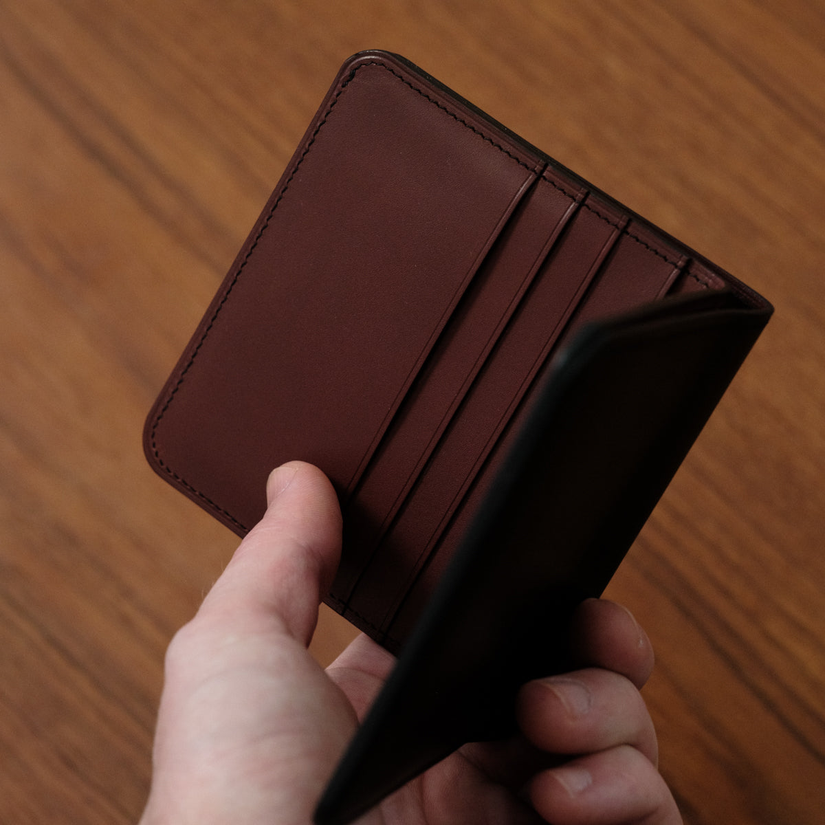 Smooth Calf Vertical Bifold