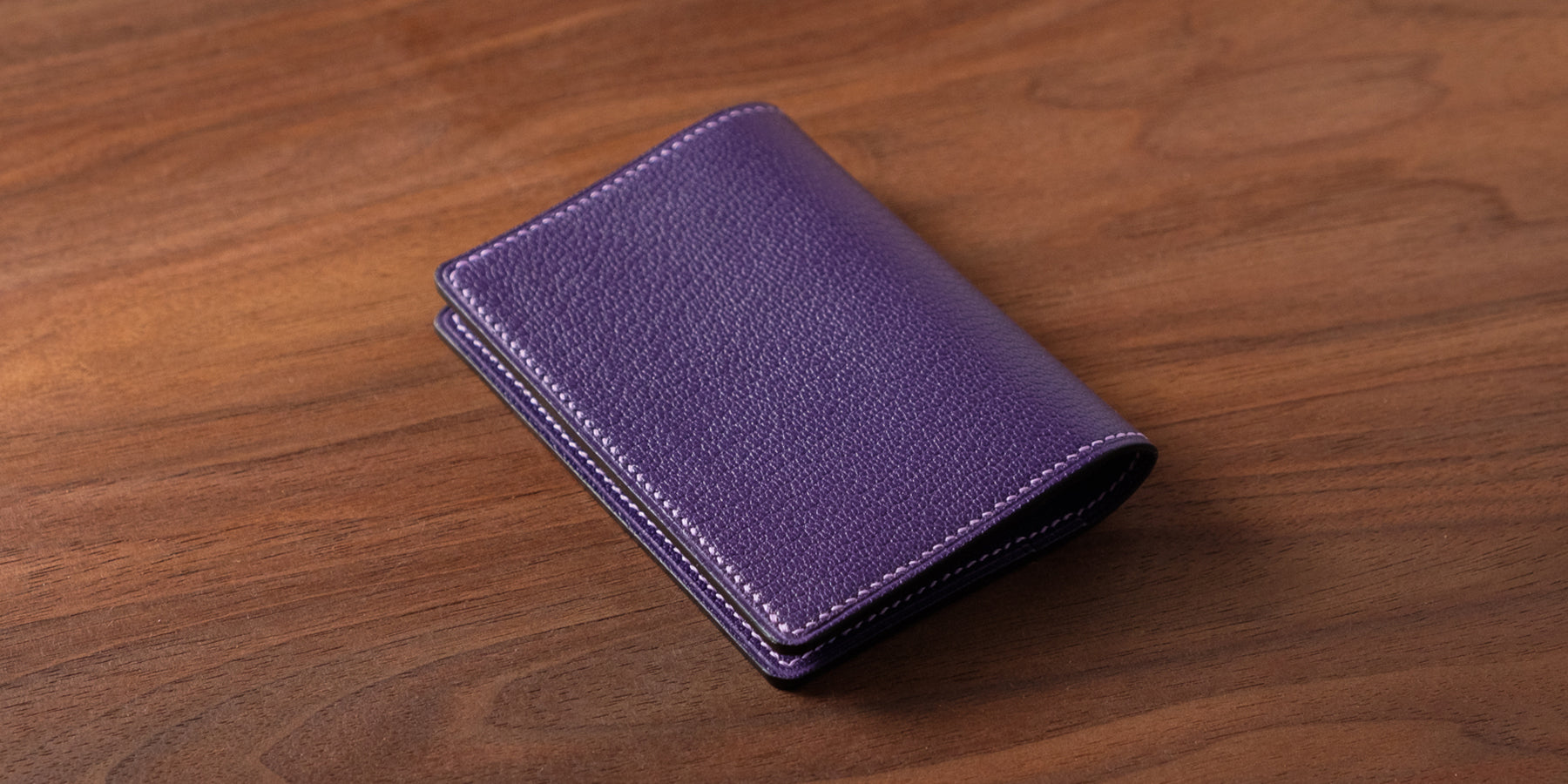 Custom Leather Card Holder - Made in Canada - Oak and Honey Leather Goods