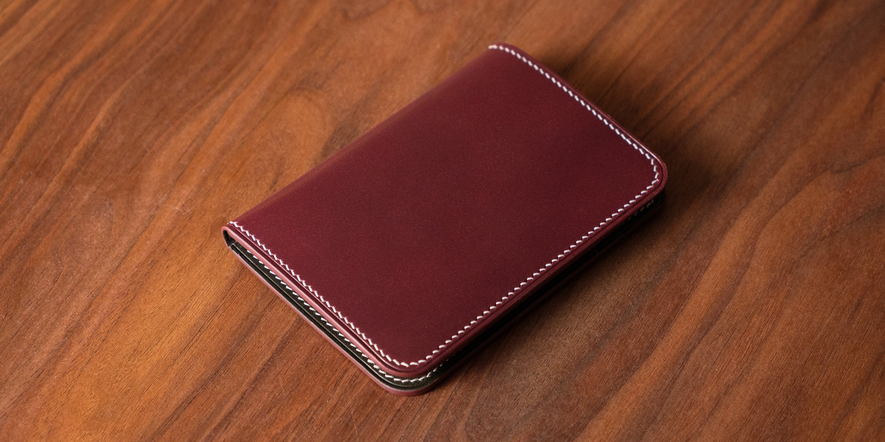 Custom Notebook Leather Wallet - Oak and Honey Leather Goods - Made in Canada