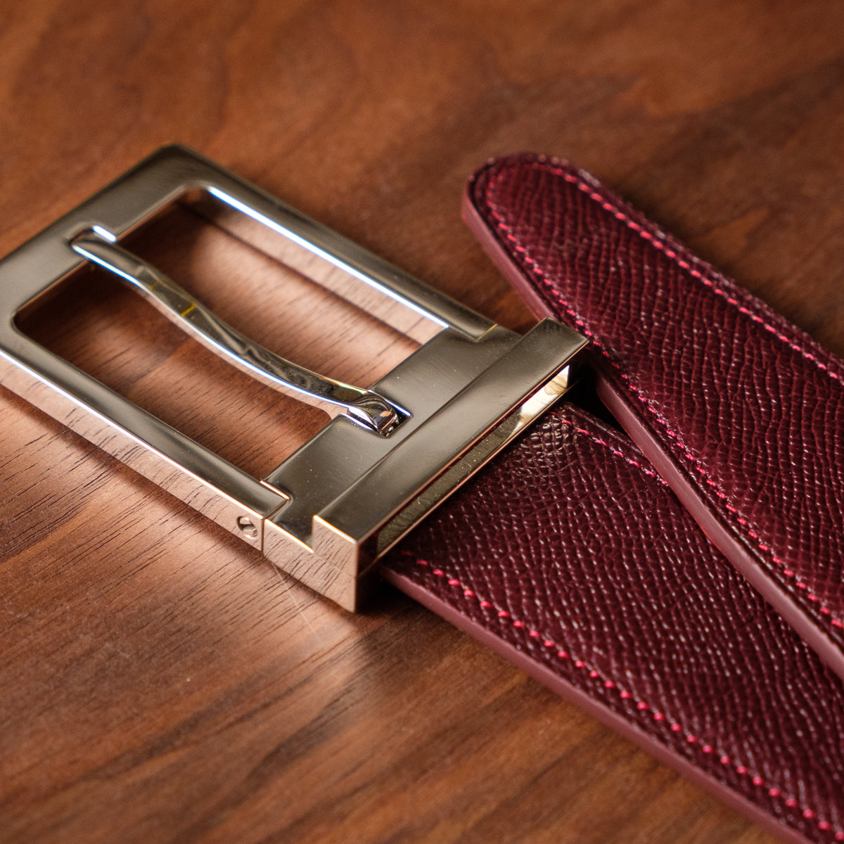 Oak and Honey Leather Goods Leather Belt Buckle