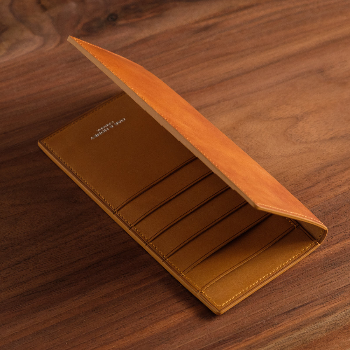 Oak and Honey Leather Goods Long Wallet